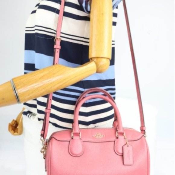 Mini Bennett Peony Glitter Satchel Bag F31377 - Picture 16 of 16